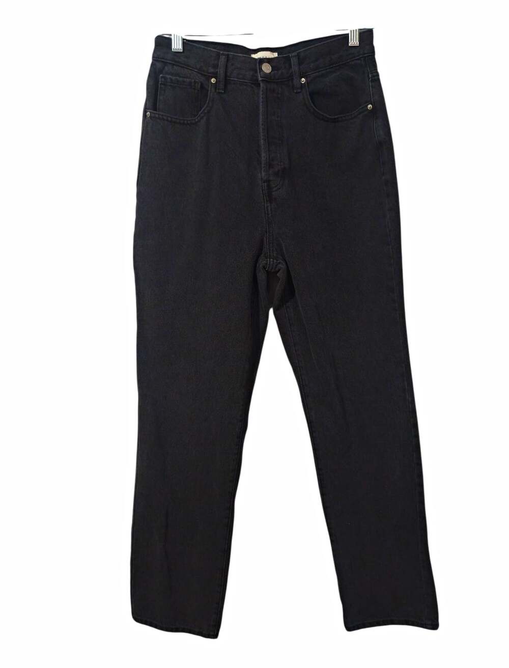 PacSun Dad Jean Women's 28 High Rise Straight Charcoal Wash 100% Cotton 5-Pkt